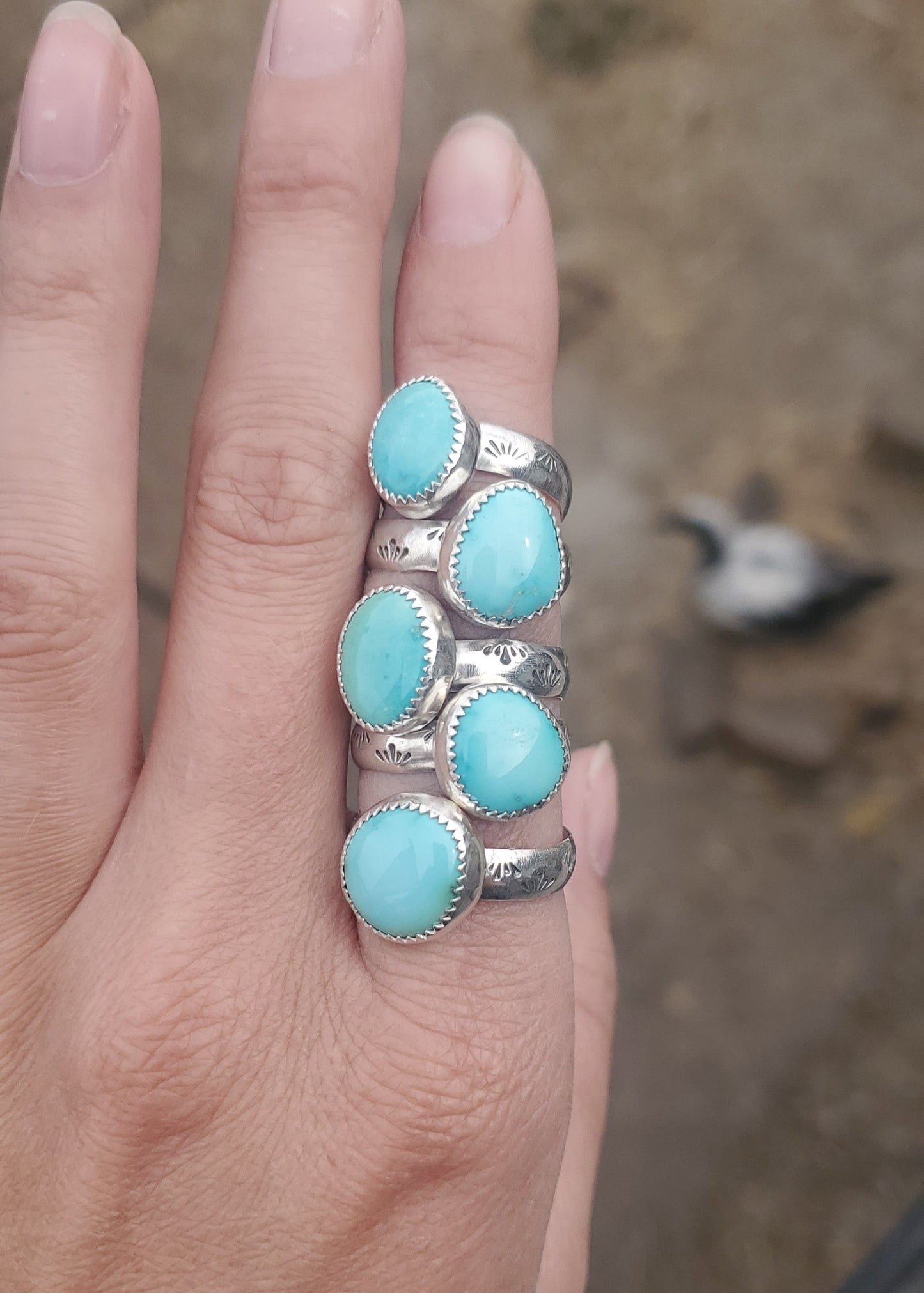 Lone Mt. Turquoise Rings