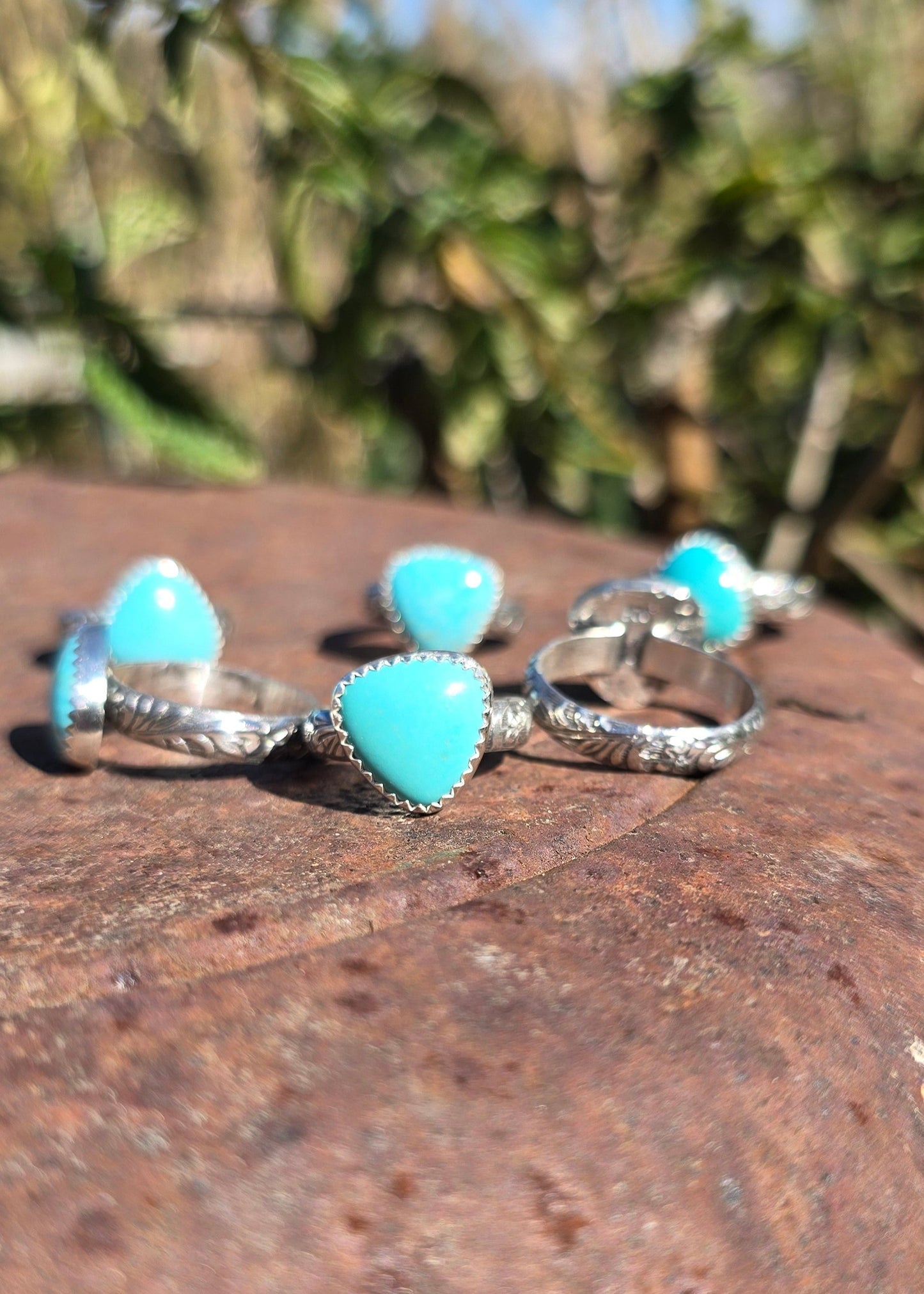 Carico Lake Turquoise Rings