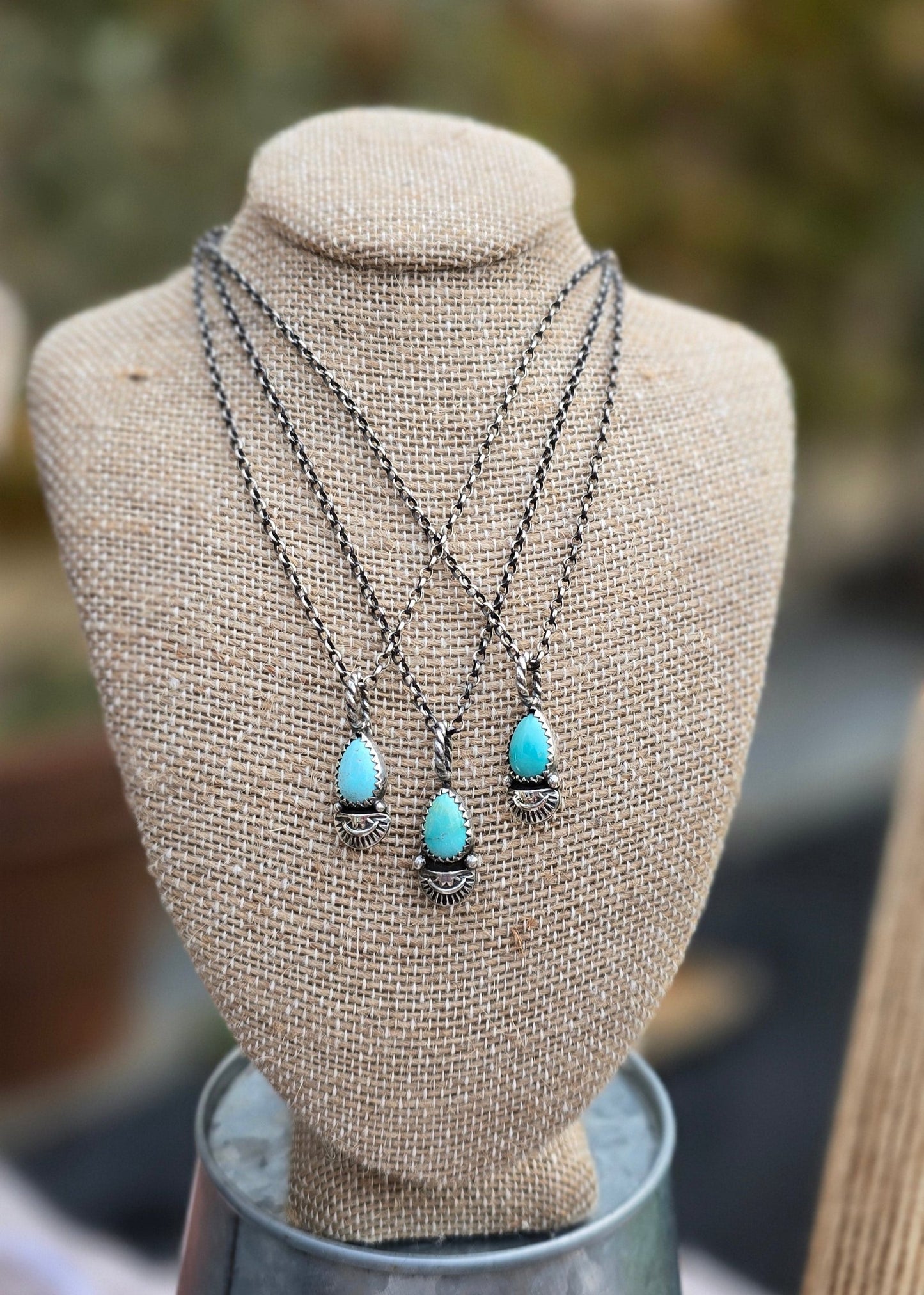 Teardrop Sunrise Necklace